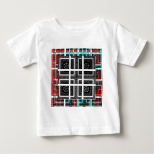 Utskrift av kontrollerad Mönster Art Tee