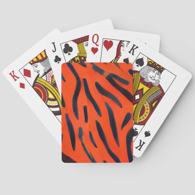 utskrift av kort med större orange casinokort (Baksidan)