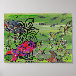 Utskrift av lappverk poster