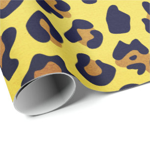 Utskrift av leoparddjur presentpapper