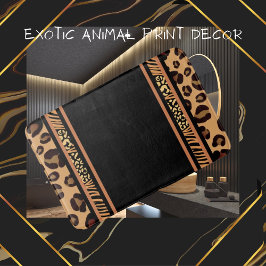 Utskrift av leoparder badrumsmatta