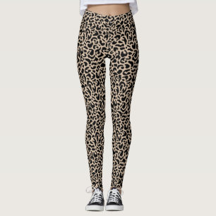 Utskrift av leoparder leggings