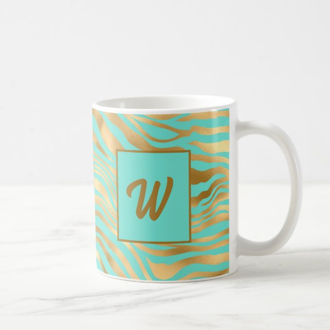 Utskrift av magasin och Guld Kaffemugg (Höger)