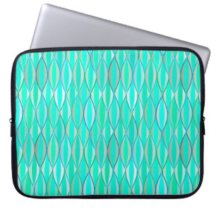 Utskrift av menyfliksområdet i mitten av århundrad laptop sleeve