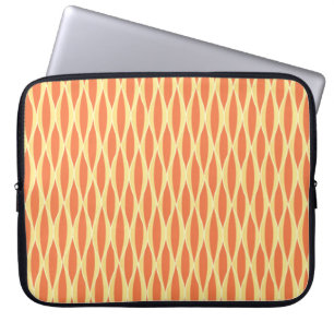 Utskrift av menyfliksområdet i mitten av århundrad laptop sleeve