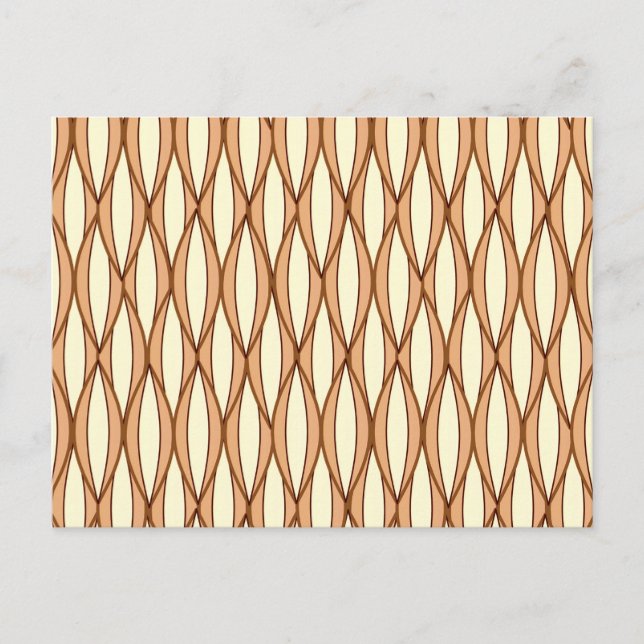 Utskrift av menyfliksområdet i mitten av århundrad vykort (Framsida)