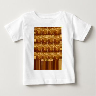 Utskrift av mönster för konstmönster för Lita Afri Tee Shirt