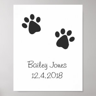 Utskrift av Personligens hund Poster