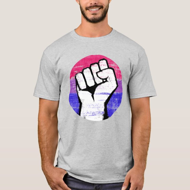 Utskrift av Pride i provcirkel T Shirt (Framsida)