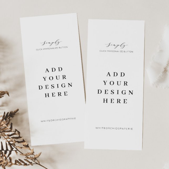 Utskrift av programkort på 4 tum x9 meny (Skapare uppladdad)