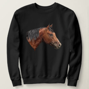 Utskrift av Quarab Horse Porträtt Tröja