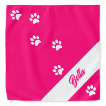 Utskrift av rosa med Hund namn