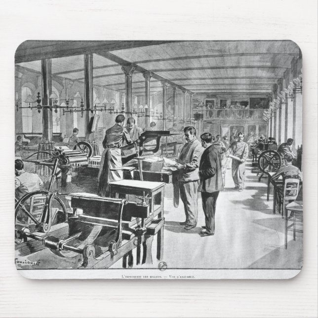 Utskrift av sedlarna musmatta (Framsidan)