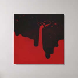 Utskrift av sträckt canvas Pour Up