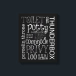 Utskrift av sunt Bathroom Canvas Art<br><div class="desc">Perfekt till badrummet!</div>