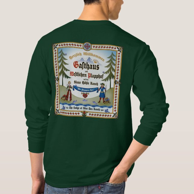 Utskrift av Tees Back & Pocket ~ Lodge Signal T Shirt (Baksida)