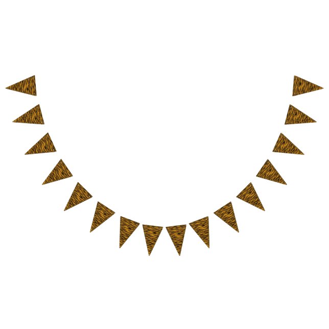 Utskrift av tiger för roligt vimplar (Alla)