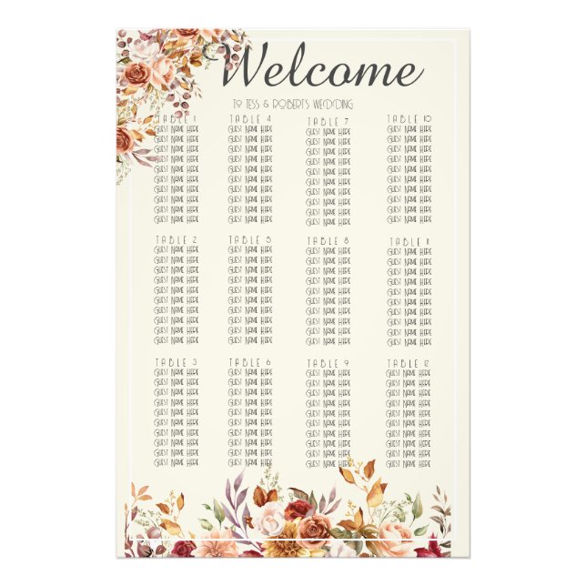 Utskrift av träff-Blommigt-fyllningsdiagram Skriv  Fototryck (Framsidan)