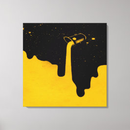 Utskrift av utsträckt canvas för Pour Up