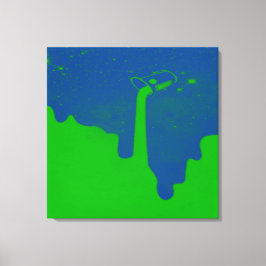 Utskrift av utsträckt canvas för Pour Up