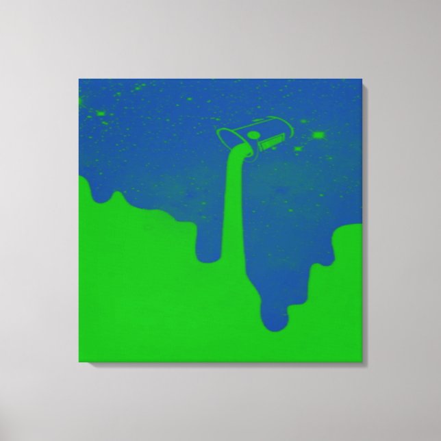 Utskrift av utsträckt canvas för Pour Up (Framsida)