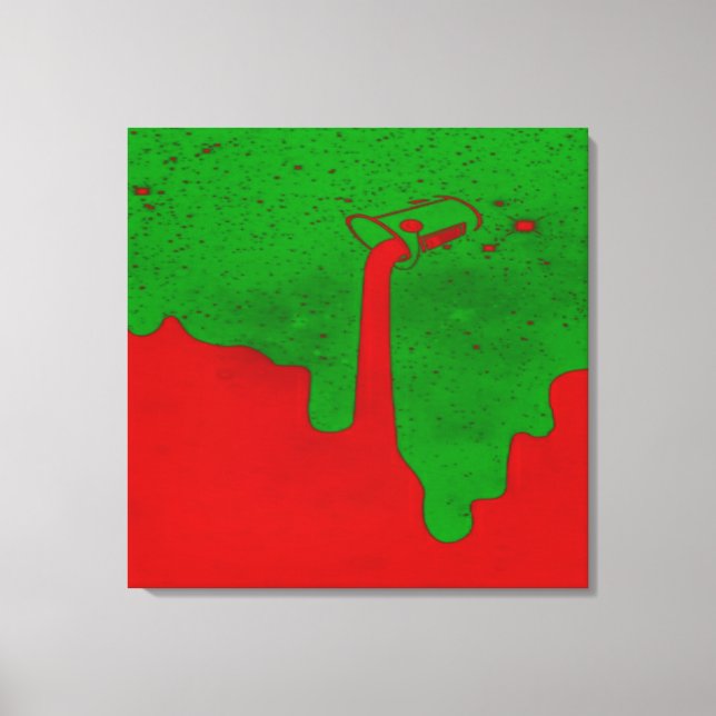 Utskrift av utsträckt canvas för Pour Up (Framsida)