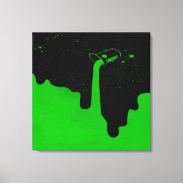Utskrift av utsträckt canvas för Pour Up