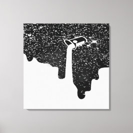 Utskrift av utsträckt canvas för Pour Up
