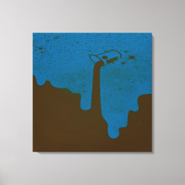Utskrift av utsträckt canvasduk för Pour Up