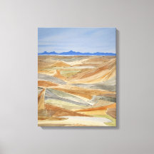 Utskrift av vattenfärgsfärgsteckensnitt för öglade