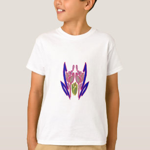 Utskrift av vattenfärgsgrafik i elegant Ro Tee