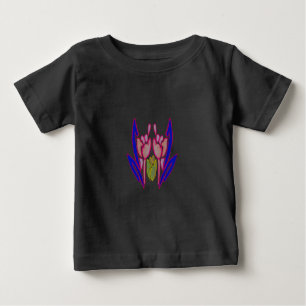 Utskrift av vattenfärgsgrafik i elegant Ro Tee