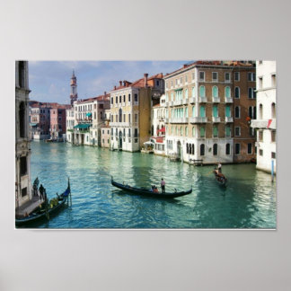 Utskrift av Venedig-kanal Poster