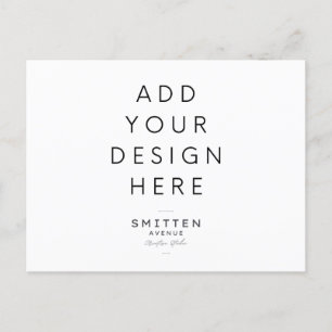 Utskrift av vykort för inbjudan