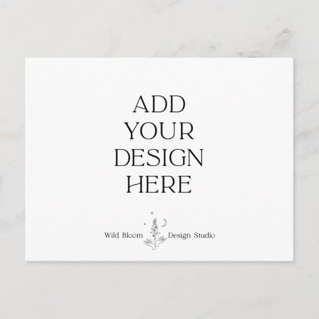 Utskrift av vykort | Överför din egen design (Framsida)