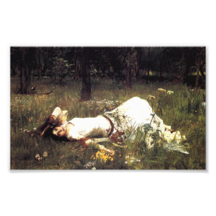 Utskrift av Waterhouse Ophelia Fototryck