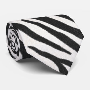 Utskrift av Zebra Päls Black & White Realistic Ani Slips