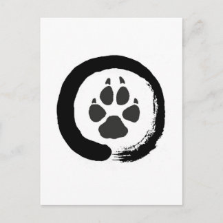 Utskrift av Zen-varg Vykort