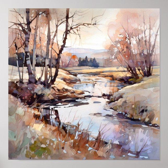 Utskrift från land till höst liggande poster (Framsidan)