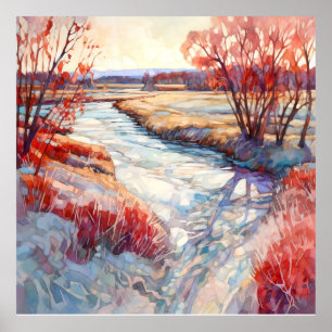 Utskrift från land till höst liggande poster