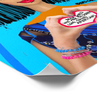 Utskrift från originalkonst poster