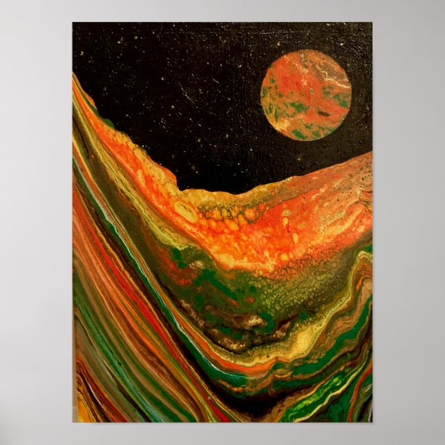 Utskrift från originalkonstbild poster (Framsidan)