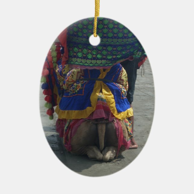 Utskrift/grafik av filmkameror julgransprydnad keramik (Framsidan)