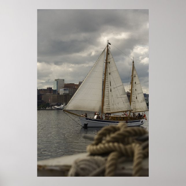Utskrift i hamn poster (Framsidan)