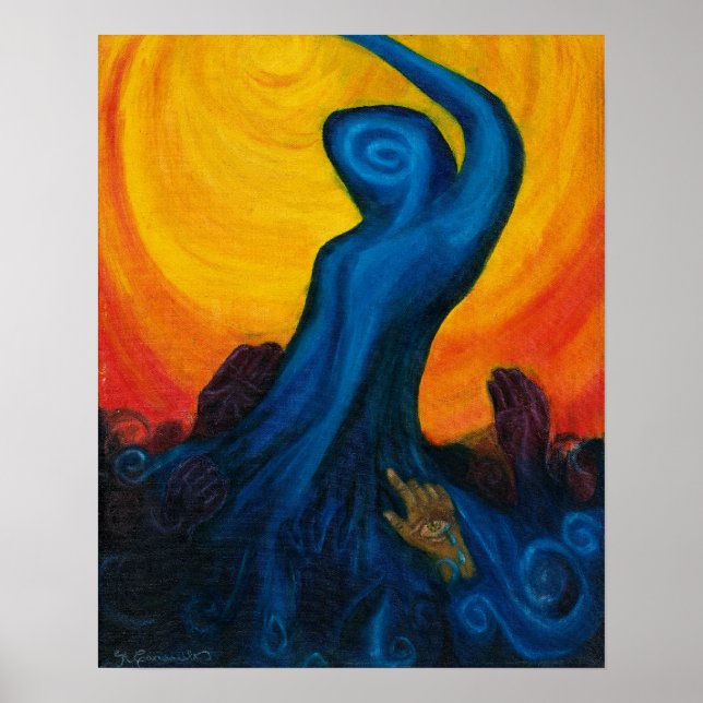 Utskrift i "vacker"-serien poster (Framsidan)