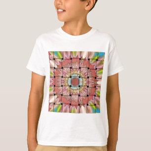 Utskrift med afrikansk inspirerad konst - Geometri T-shirt
