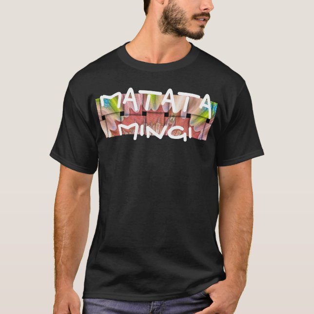 Utskrift med afrikansk inspirerad konst - Geometri Tee Shirt (Framsida)