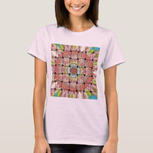 Utskrift med afrikansk inspirerad konst - Geometri Tee Shirt