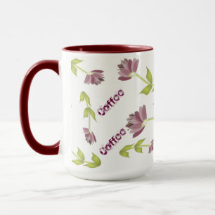 Utskrift med flytande design mugg