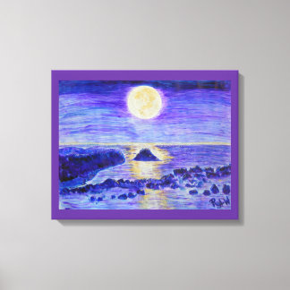 Utskrift på arbetsyta - Moonlight Firande Canvastryck